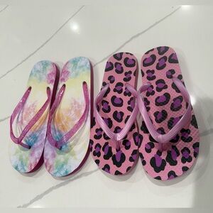 Brand New/Never Worn-2 Sets of Flip Flops